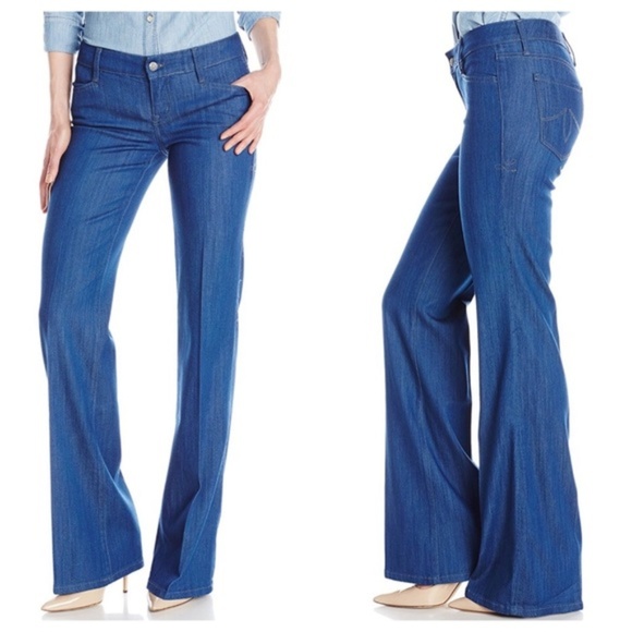 Level 99 Denim - Level 99 Newport Wide Leg Denim Jeans In Zuri